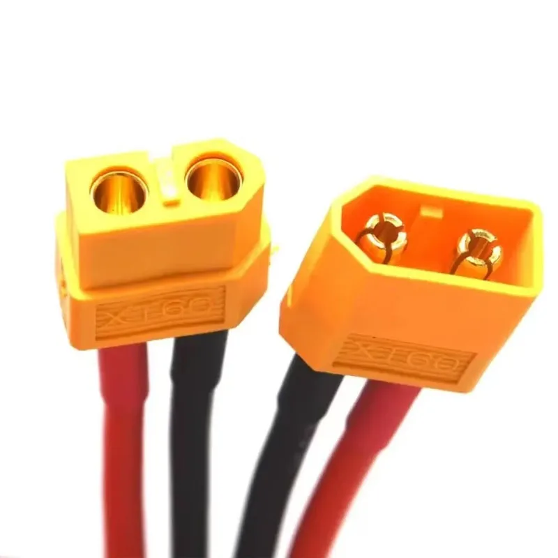 XT60 Plug Female Male Parallel Battery Connector with 14AWG Silicon Wire for RC Airplane Lipo Battery ESC FPV Drone Car Boat – Image 2