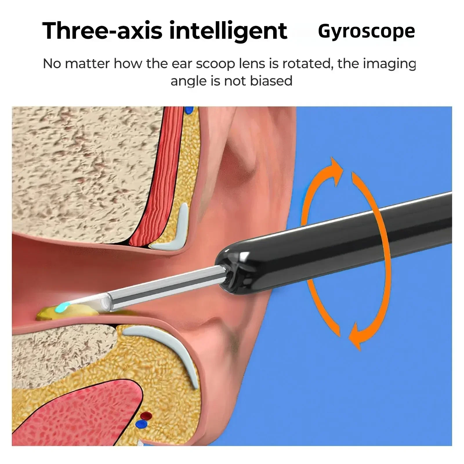 Wireless Smart Visual Ear Cleaner 800W Ear Stick Otoscope  Ear Wax Removal Tool Ear pick Camera Ear Endoscope for iOS Android