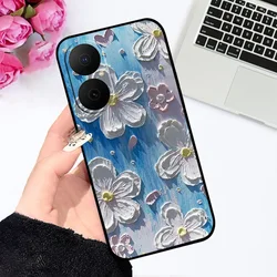 Oil Painted Silicone Back Cover - Soft Matte Protective Case for Huawei Nova Y73/Enjoy 80 (THR01LDH)