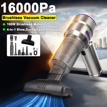 4 in 1 Wireless High Power Brushless Vacuum Cleaner Handheld Car Vacuum Cleaner Air Dusters Car Home Cleaning Tools Dropshipping