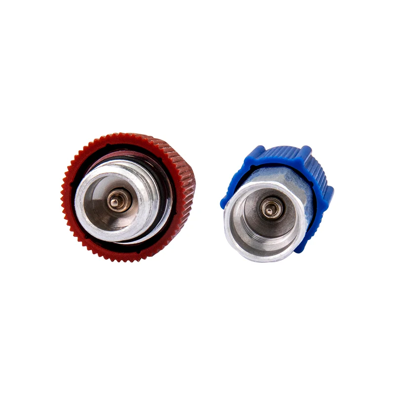 A/C Pipeline Service Port with Valve Core and Cap for Ford Audi Volkswagen Mazda Mercury