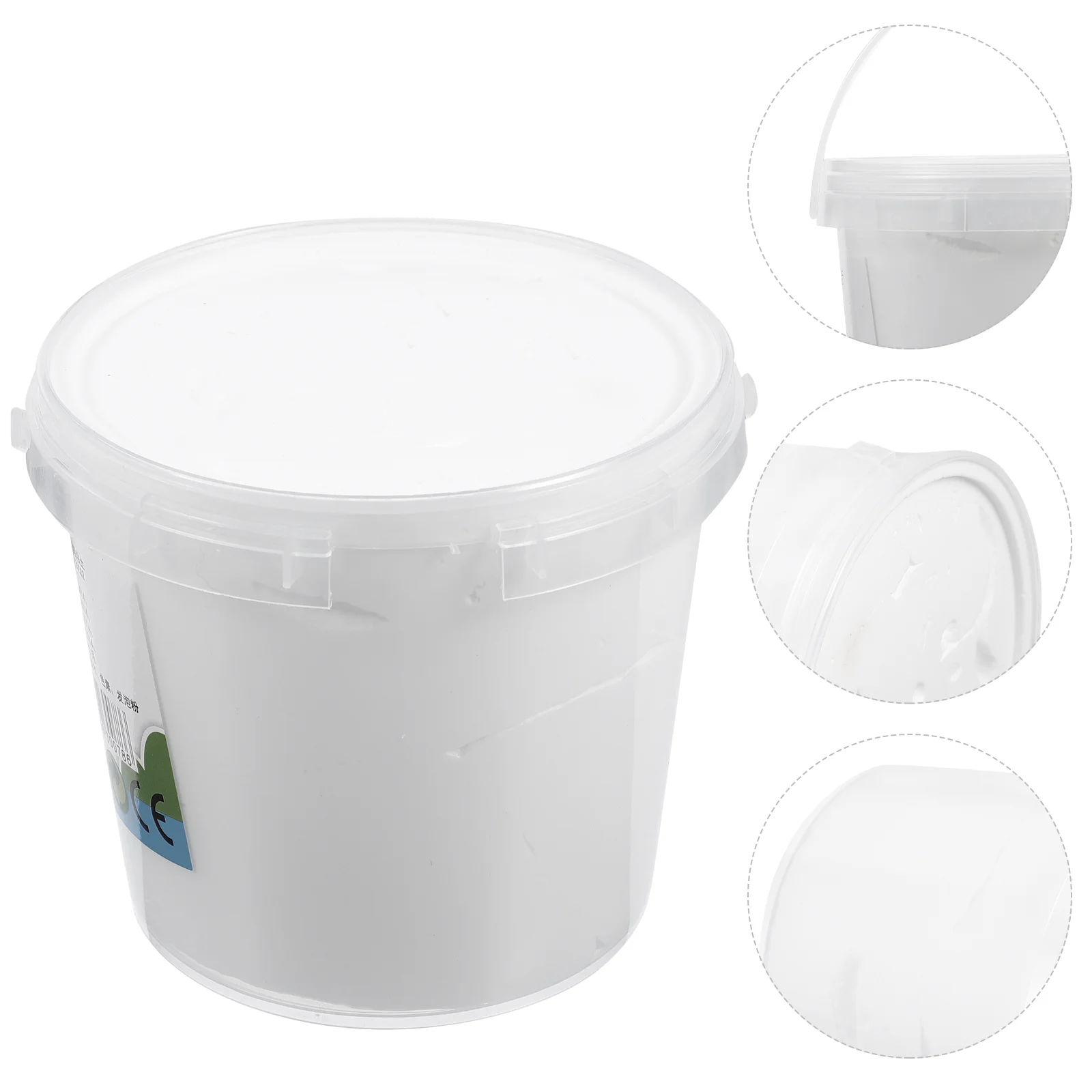 

2 Pcs Bucket Ultralight Clay DIY Mud Educational Plaything Pure Color Toys Modeling Cartoon Children