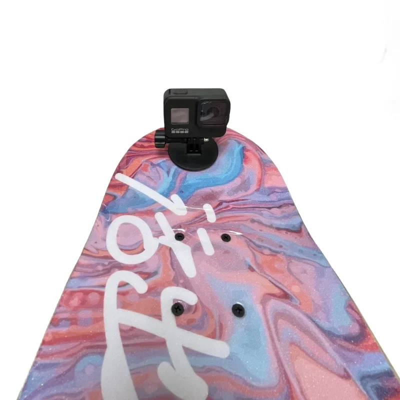 Per accessori Gopro Base piatta staffa per tavola da surf fissa Bodyboad + Sticker per GoPro Hero DJI OSMO Action4 fotocamera Insta360 X3 - immagine 6