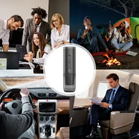Machine à café expresso portable électrique sans fil 100W pour voiture et camping à domicile, 3 en 1, compatible capsules et café moulu, cafetière de voyage sans fil avec pompe à chaleur et presse 4