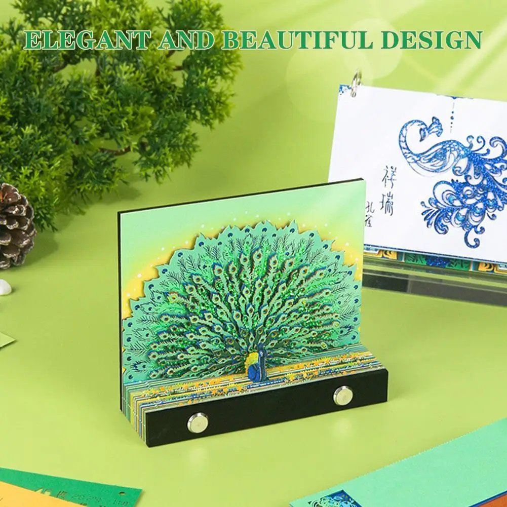 time-piece-calendario-de-escritorio-2024-calendario-art-stico-3d-2024