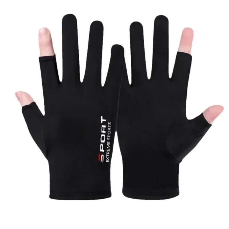 Outdoor Sports Fishing Gloves, Touch Screen, Thin UV Protection Equipment, Motorcycle Racing, Breathable, Comfortable Practical