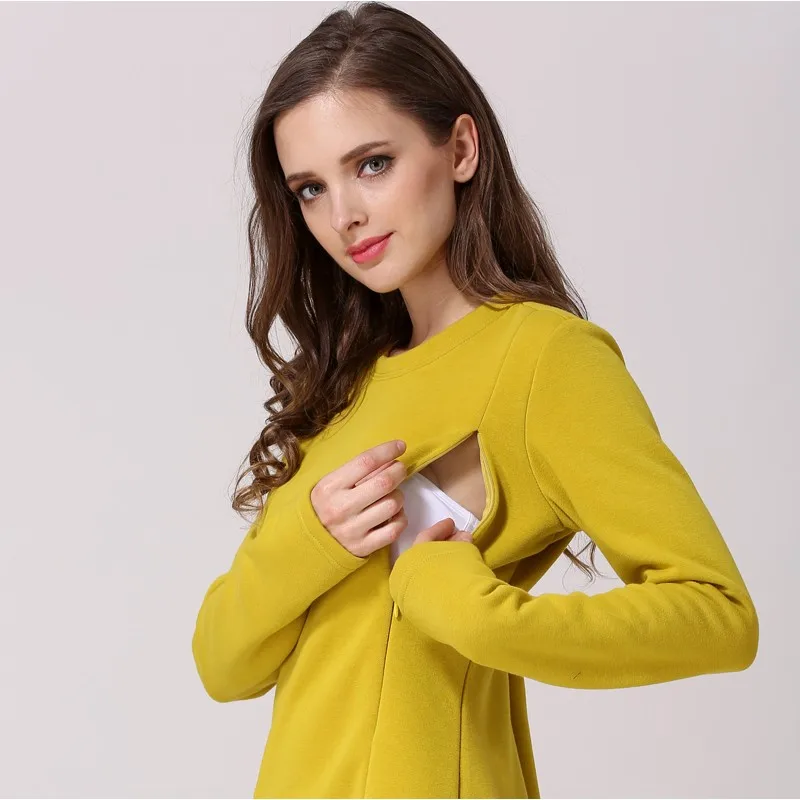 Winter Fleece Nursing Hoodie