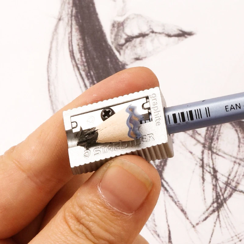 STAEDTLER Metal Pencil Sharpener 510 10/20 Single and Double Hole Pencil  Sharpener Student Office School Art Painting Supplies - AliExpress