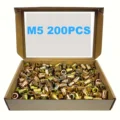 M5 200PCS color zinc