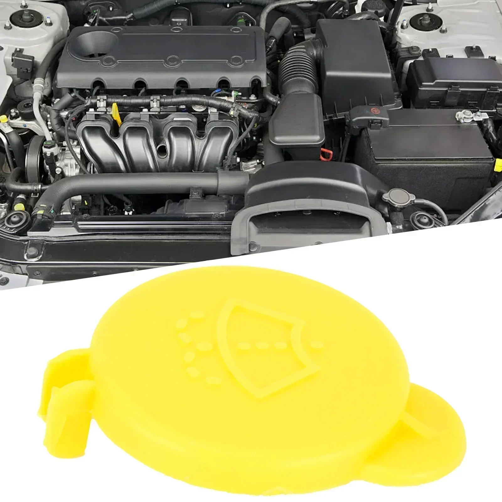 ABS Material Car Wiper Washer Fluid Reservoir Cover Cap For Ford Fiesta MK6 Fitment Fit For Ford Fiesta 2001-2008