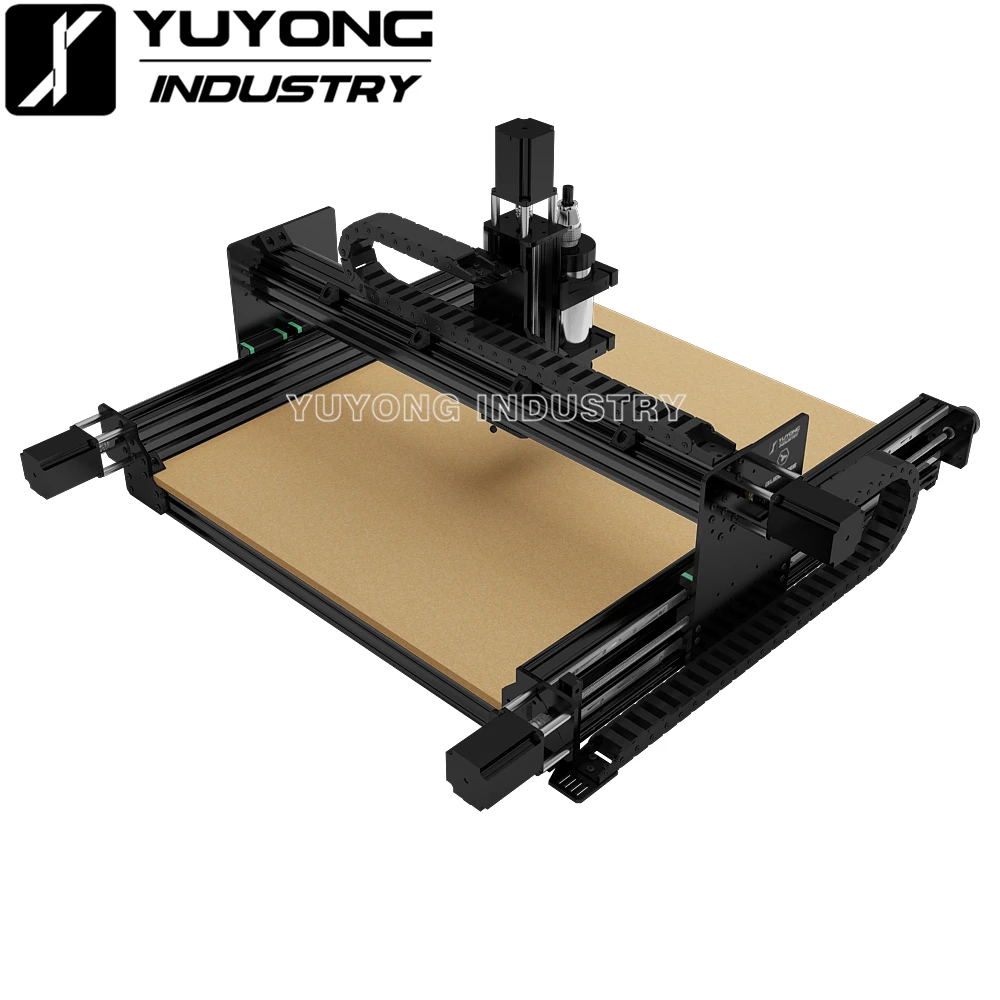 Black 1015 QUEENBEE ULTRA CNC Full kit Linear Rail upgraded precise CNC router Engraving machine with New Tensioning system