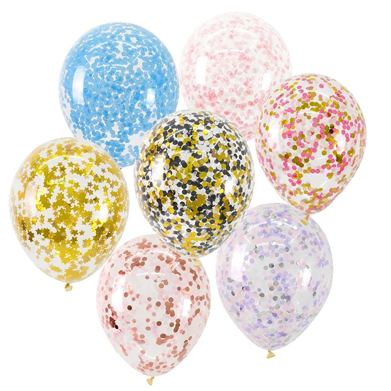10g/bag 1cm Paper Confetti Mix Color for Wedding Decoration Birthday Baby Shower Party Supplies Round Tissue for Clear Balloons Paper Confetti Party Decorations