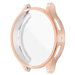 Enhanced Multi-Colored TPU Protective Case with Full Screen Cover for Samsung Watch 7 40mm (4 Rose gold)