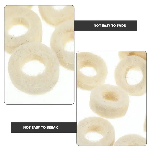 Rondelle In Feltro Ad Alta Densità - Confezione Da 100 Pezzi Per Guarnizioni Meccaniche - Foto 8