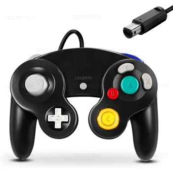 Controller Cablato Classico GC per Nintendo Gamecube, Wii, Wii U e Switch, Accessori per Console, Joystick per PC