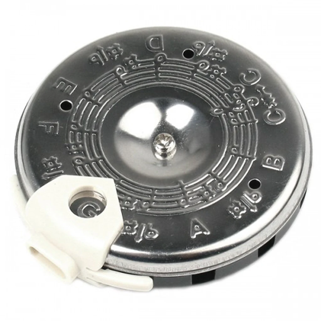 цена FOX Chromatic 13 Pitch Pipe Tuner Tuning Guitar Gitar Guitarra Violin Ukulele Tuner C-C Note Selector Guitar Parts Accessories