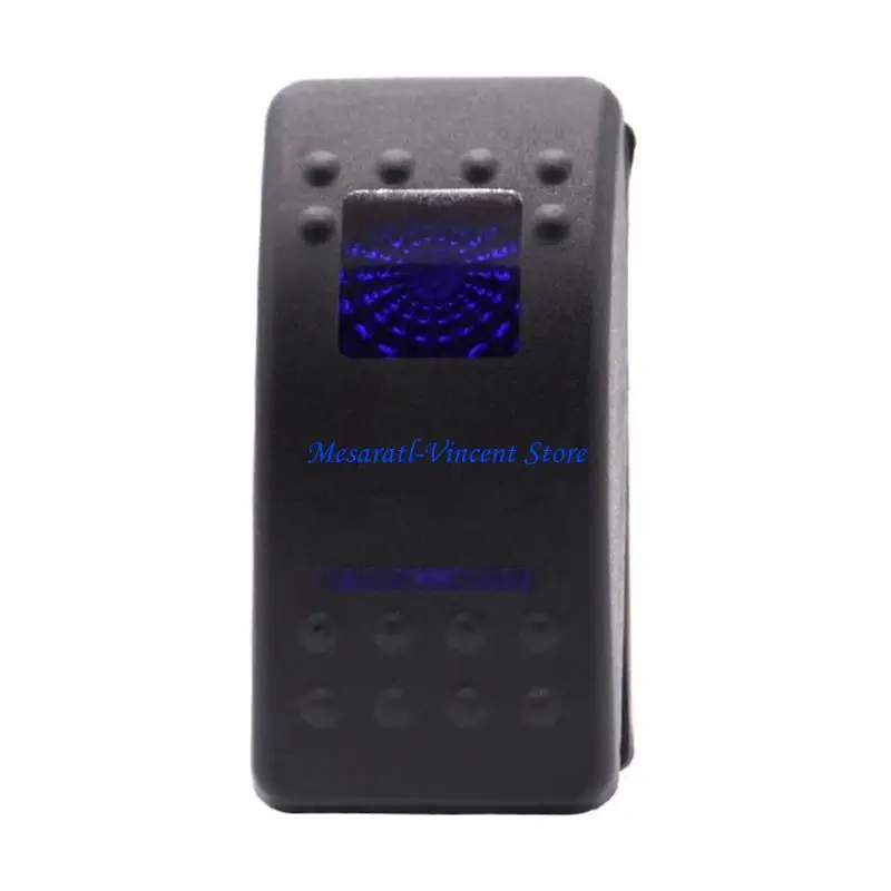 A70F Rocker On Off Switch LED-Licht für RV Car Marine Toggle 5 Pin 12V 24V Waterproof – Detail 8