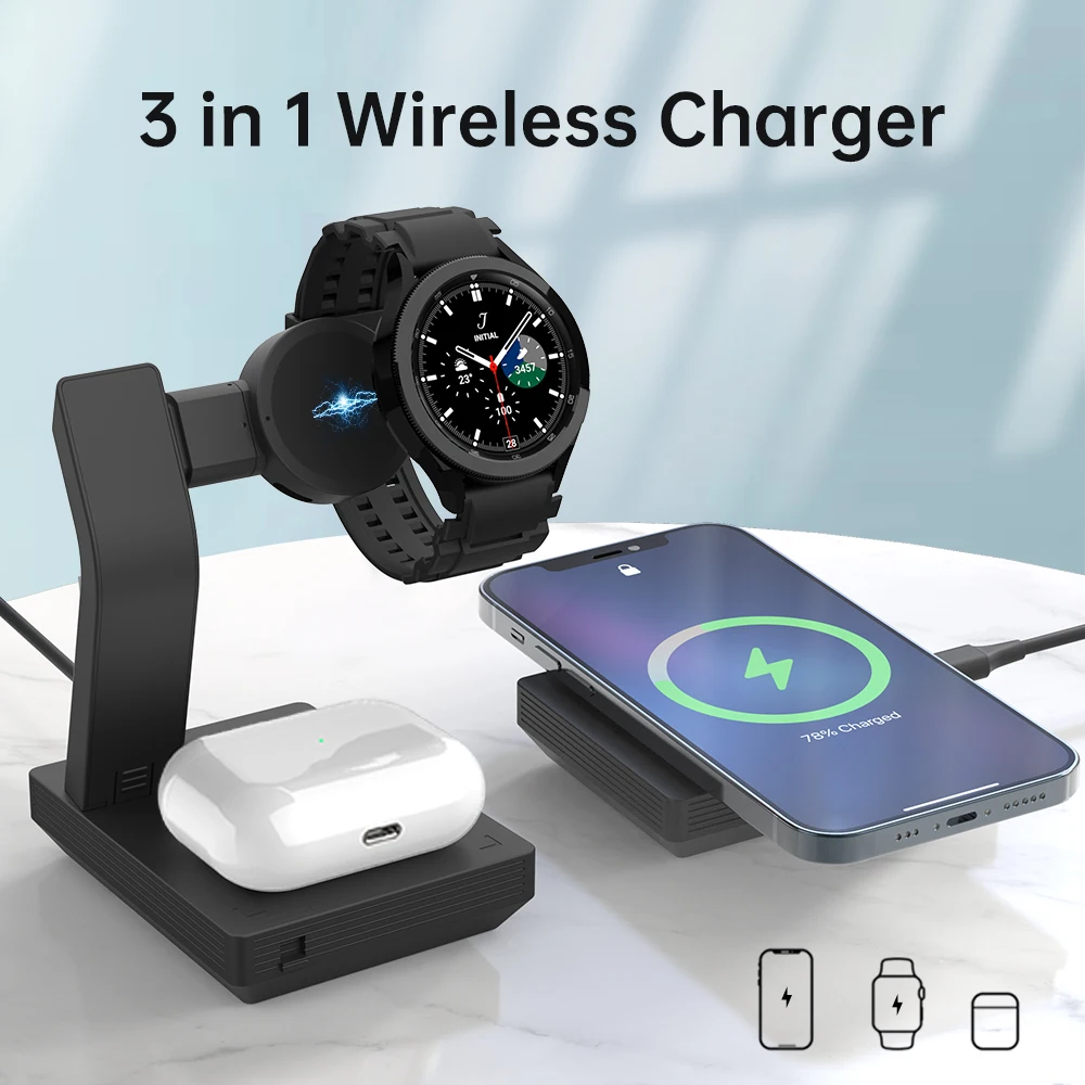 Samsung Galaxy Watch 4 Classic 46mm Charger 15w Fast Wireless Charger