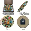Wooden wall clock with cute owl patterns, perfect for home decor. Requires AA batteries 3