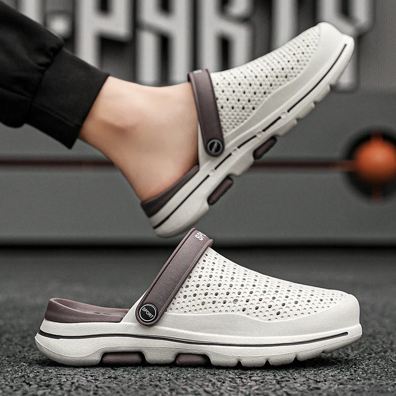 Summer Men Slippers Soft Platform Sandals Outdoor Clogs Beach Comfortable Slippers Flip Flops Casual Indoor Bathroom Shoes 39-45 - Image 4