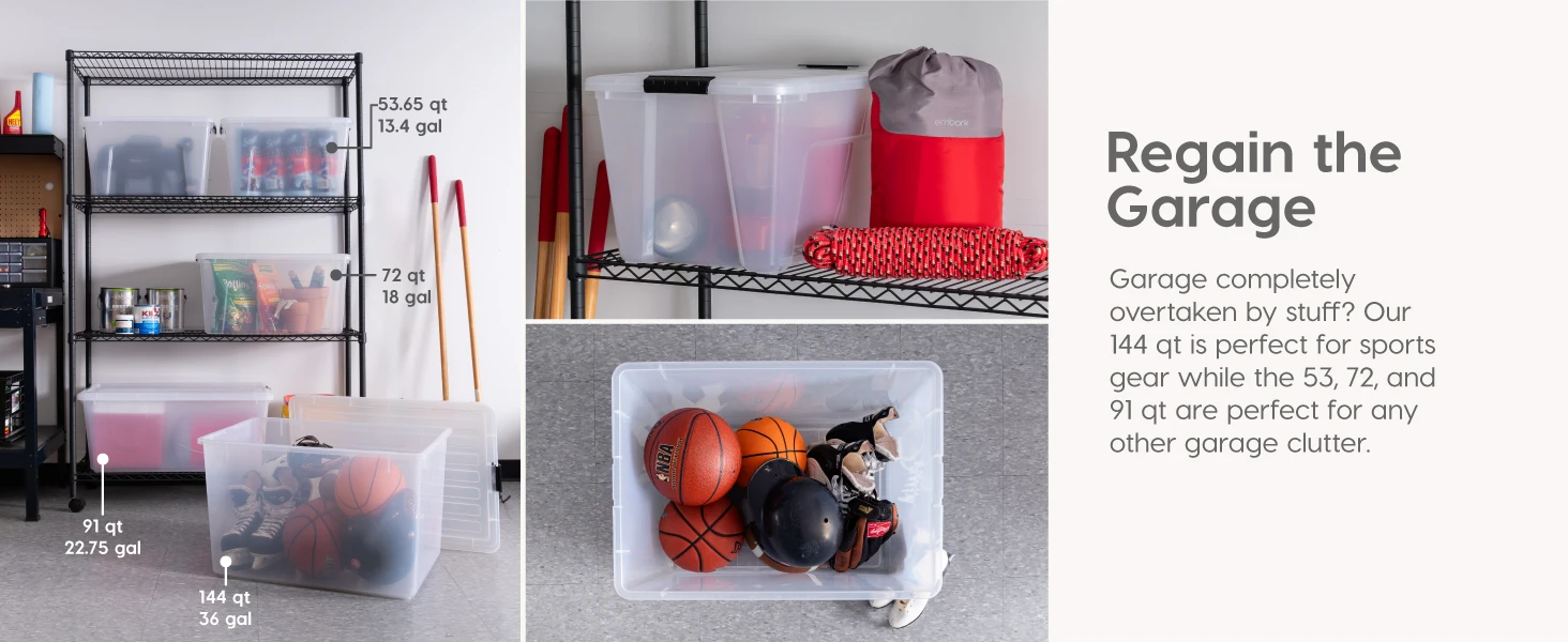 regain and declutter the garage