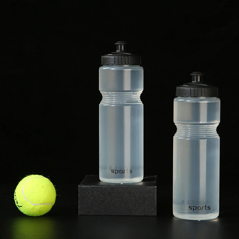 Cycling Water Bottle 750ml Leak-proof Squeezable Taste-free BPA-free Plastic Camping Hiking Sports Bicycle kettle White Color