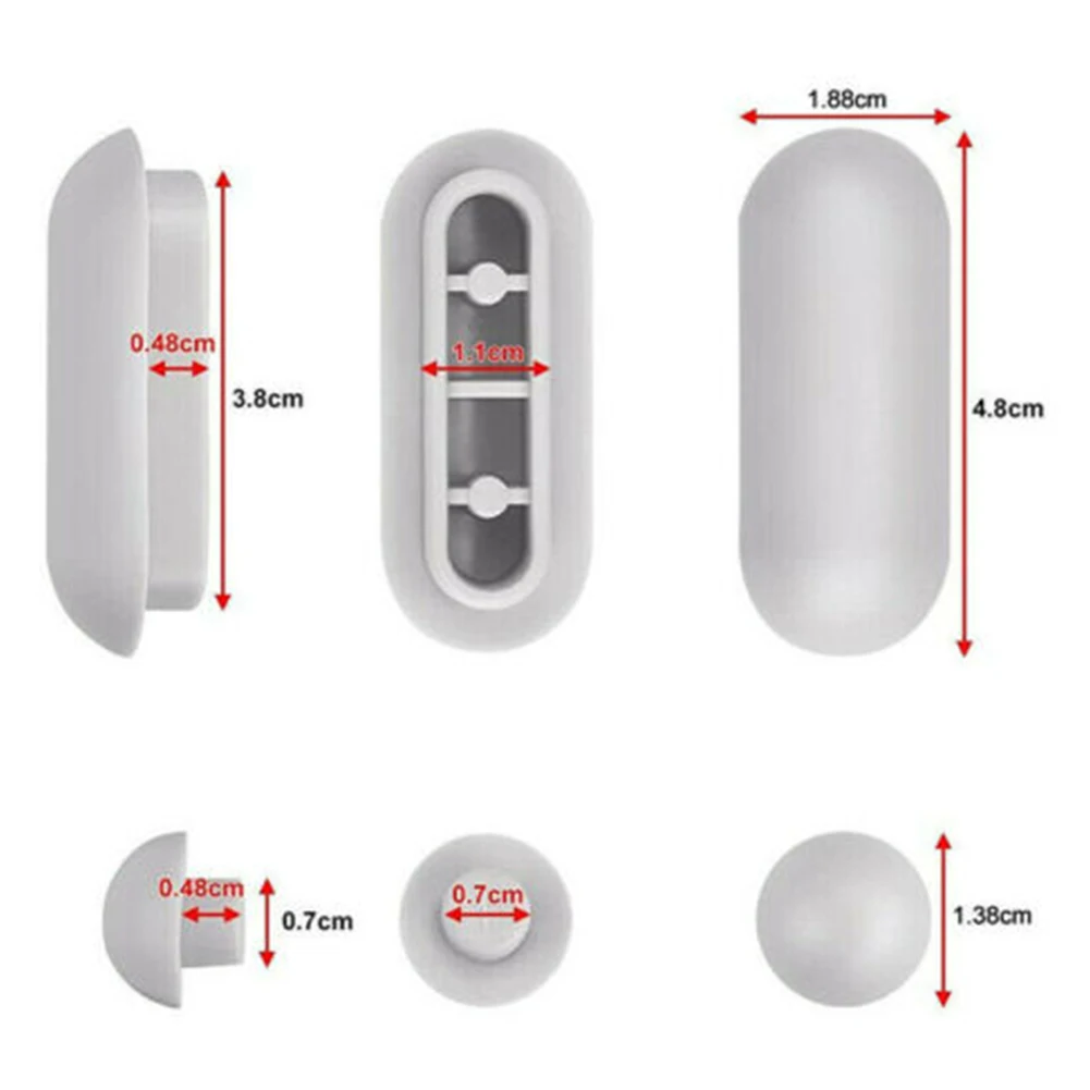 Toilet Lid Plastic Antislip Gasket Toilet Seat Shock-Proof ers Rubber Pad Cover Bumper Shock Bathroom Fixtures 10pcs
