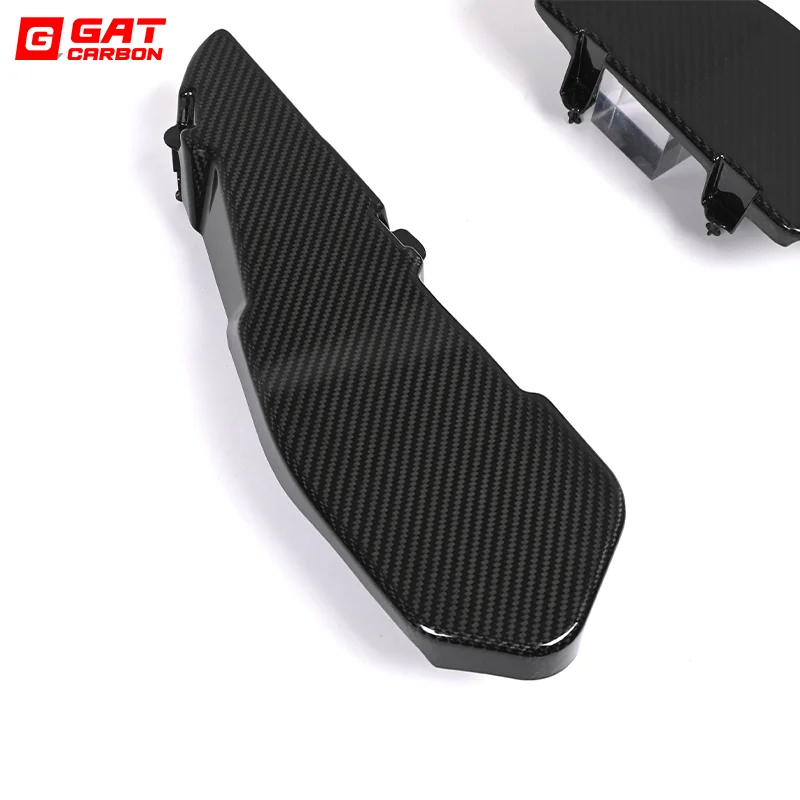 건식 탄소 섬유 ECU 배터리 터미널 커버 엔진 컴 파트먼트 수정 된 릴레이 배터리 커버 BMW G90 M5 용 보호 플레이트
