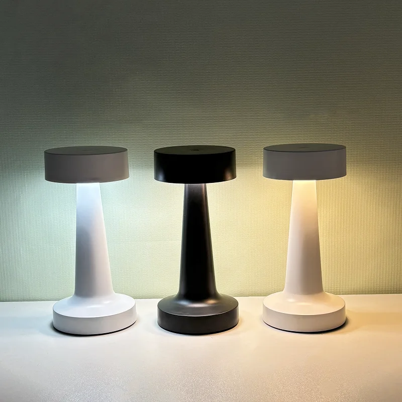 USB Rechargeable Touch Desk Lamp Wireless Bedside Decorative LED Table Lamp Restaurant Coffee Bar Home Mood Lighting Night Light 2