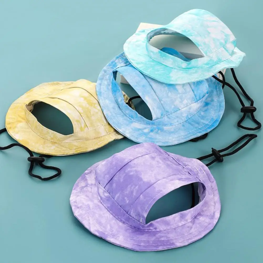 Chapéu De Princesa Para Pets Harikaji - Verão Com Viseira E Alça Ajustável - Estampas Fofas Para Cachorros E Gatos