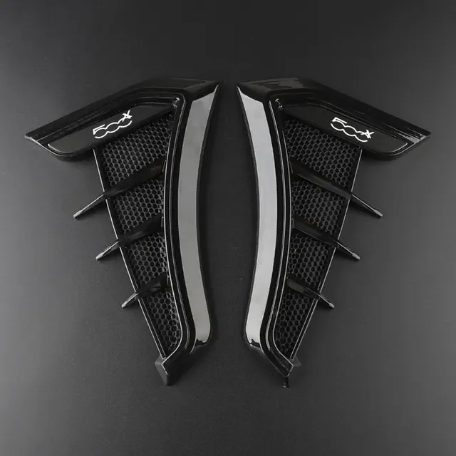 

2Pcs Car Side Leafboard Sticker Flank Fender Modified For Fiat Abarth 500X Car Styling Accessories