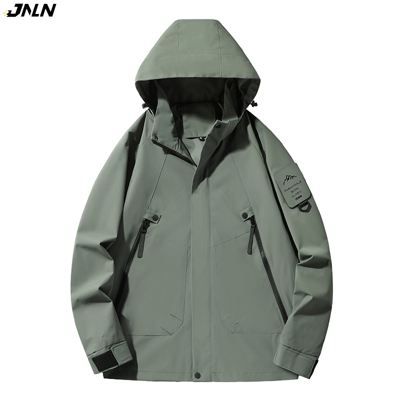 JNLN unisex waterproof jackets Climbing hiking camping Trekking Windbreaker Women Men outdoor windproof rain coats Antifouling