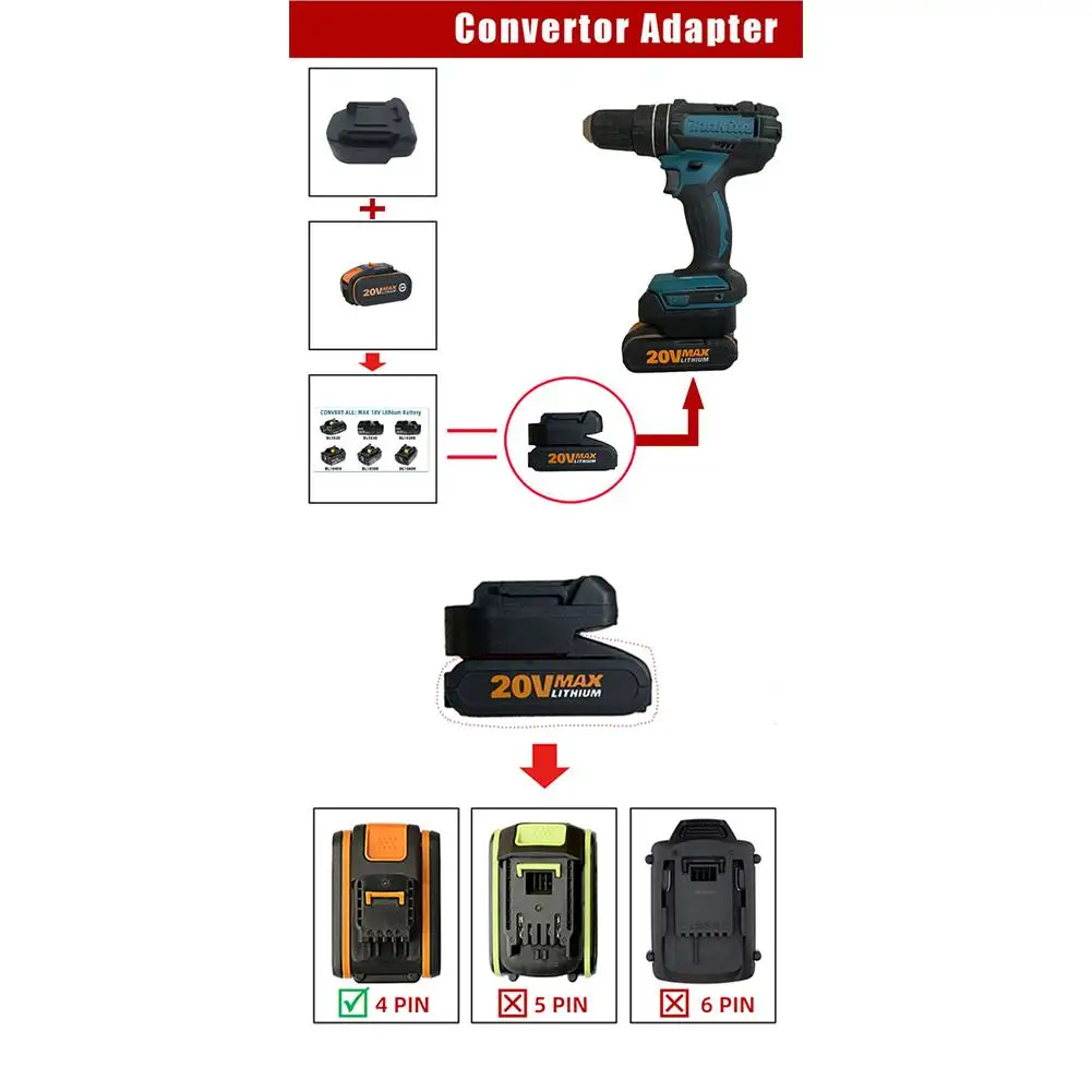 Адаптер аккумулятора worx
