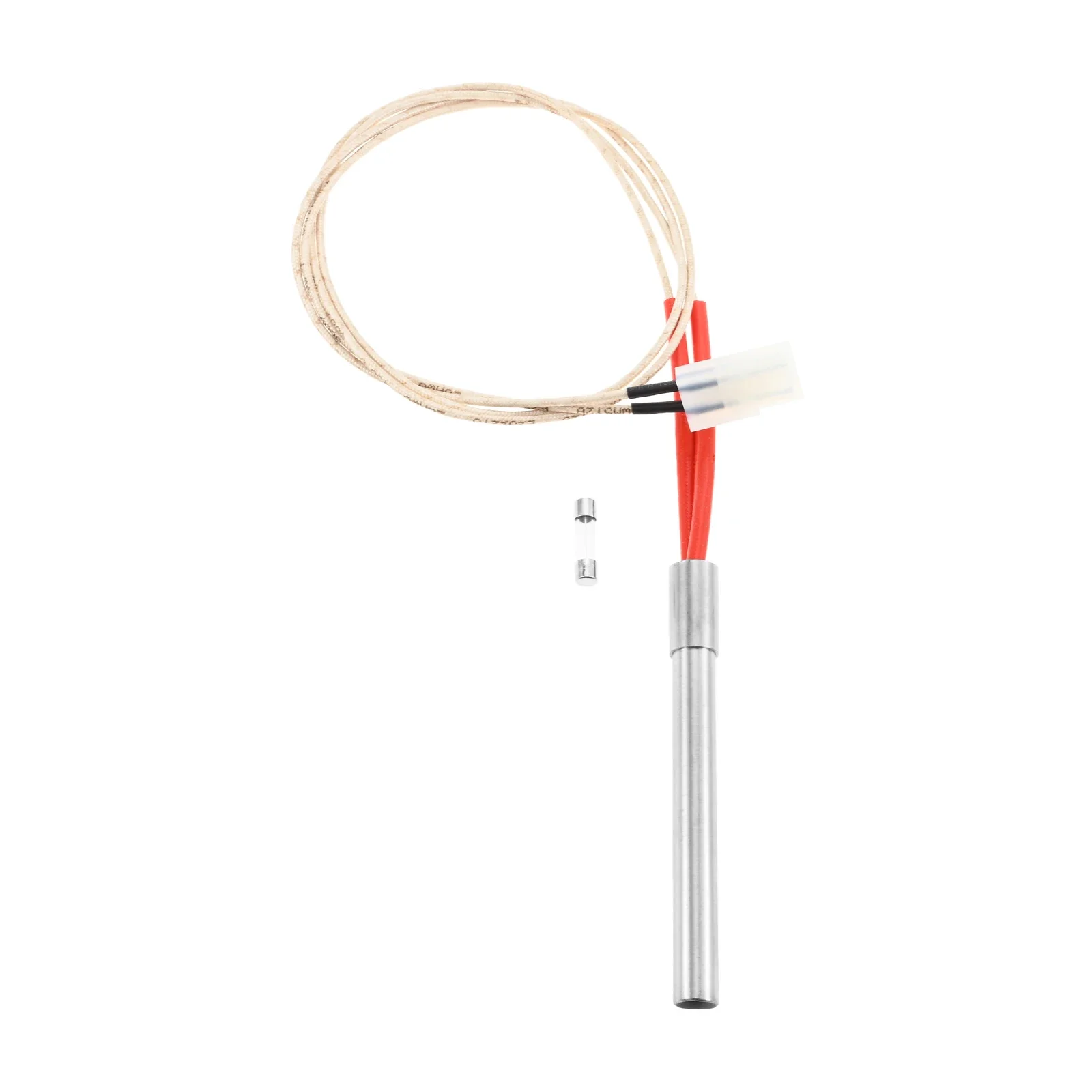 16801-20B Hot Rod Igniter with 1 Fuses Fit for Oklahoma Joe's Rider 600 900 Combo DLX Pellet Grill Igniter Rod Heating Element