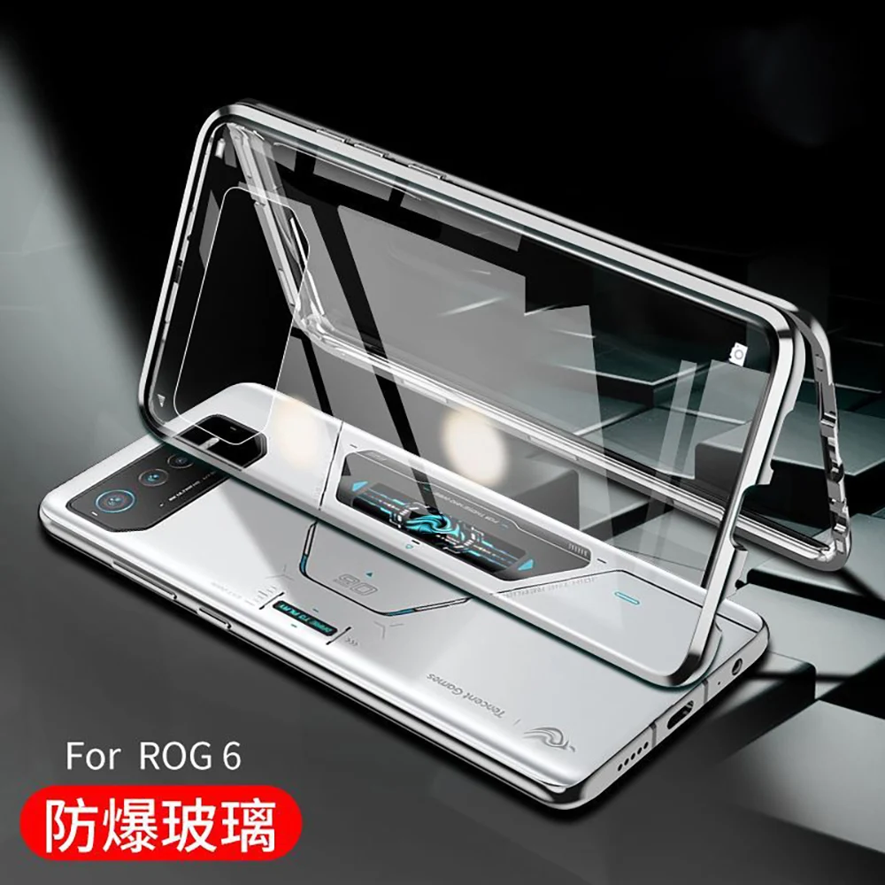 【美品】ROG Phone 6 ストームホワイト　本体のみ　ケース付 ASUS、「ROG Phone 6/6 Pro」に対応したゲームコントローラー