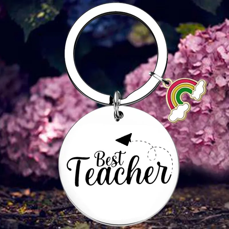 

Best Teachers Gift Keychain Teacher Appreciation Gift Key Chain Pendant Jewelry