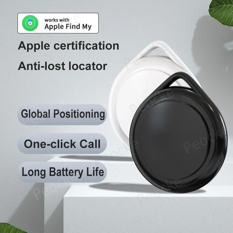 Mini Tracker with Find My for Apple GPS Locate Smart Tag Keys Bag Wallet Finder Bluetooth AirTag Replacement Anti-lose Tracker