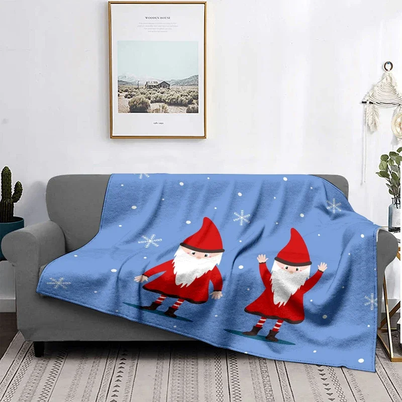 thumbnail image 1 of Decoración del hogar, manta de felpa para sofá, colcha, cama, mantas suaves y esponjosas, decoración a cuadros, moderna morandi, invierno, Feliz Navidad, 1 of 5