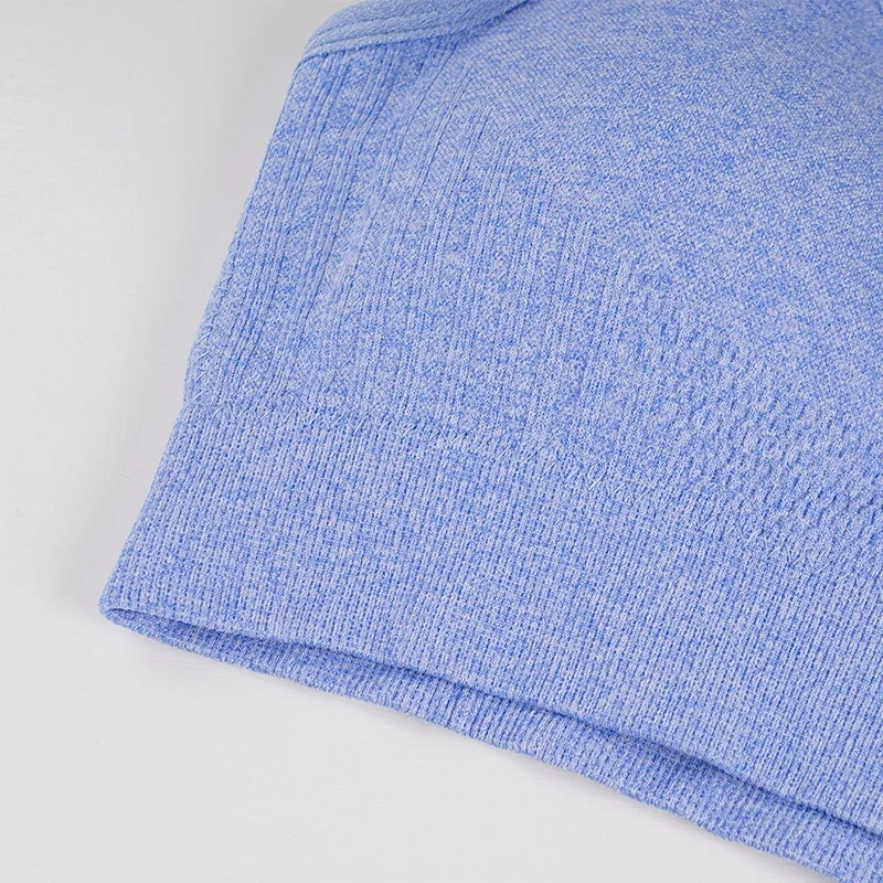 Women's Seamless Yoga Set Hollow Back Bra and Shorts