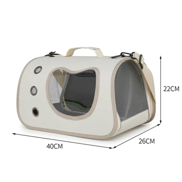 Portable Pet Carrier Bag for Small Dogs Cats Outdoor Foldable Cat Bag Breathable Cat Shoulder Bag Kitten Carrying Bag 6