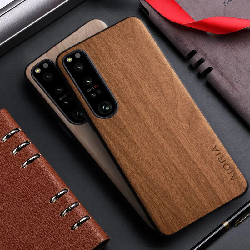 Bamboo Wood Pattern Leather Design Back Cover Case