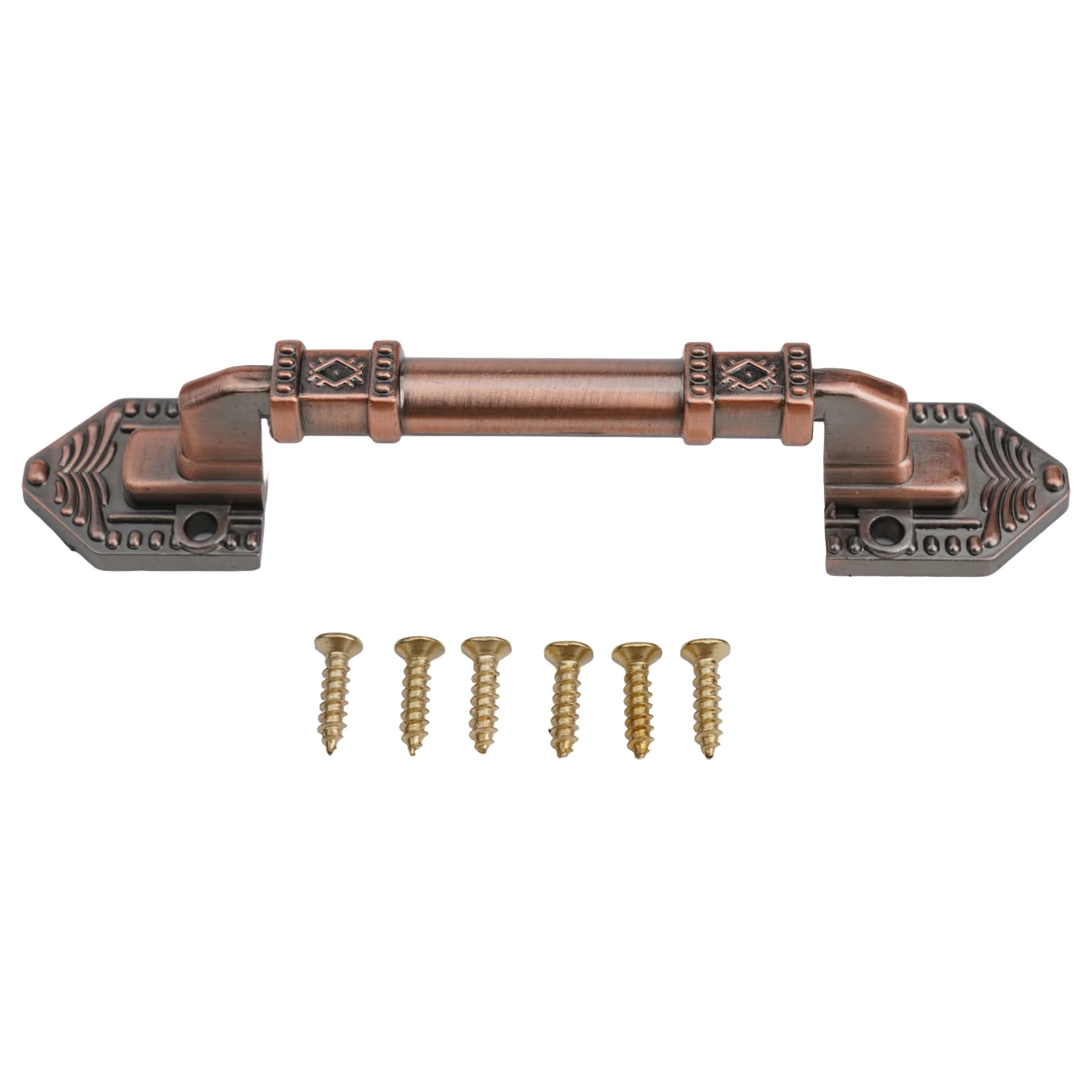 Description Picture 6 of itemEuropean Antique Exposed Aluminum Alloy Door Handle Push-Pull Door Handle The Brushed Polishing And High Temperature Hole Sealin