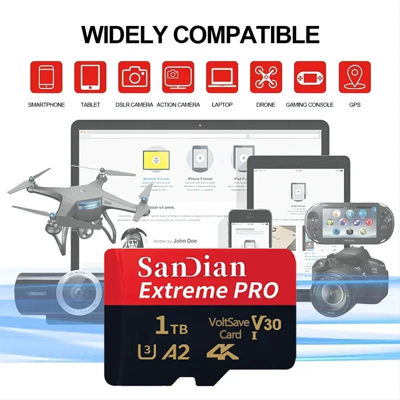 Tarjeta TF Original 128GB/1TB Clase 10 Alta Velocidad para Móviles y Cámaras - Image 2