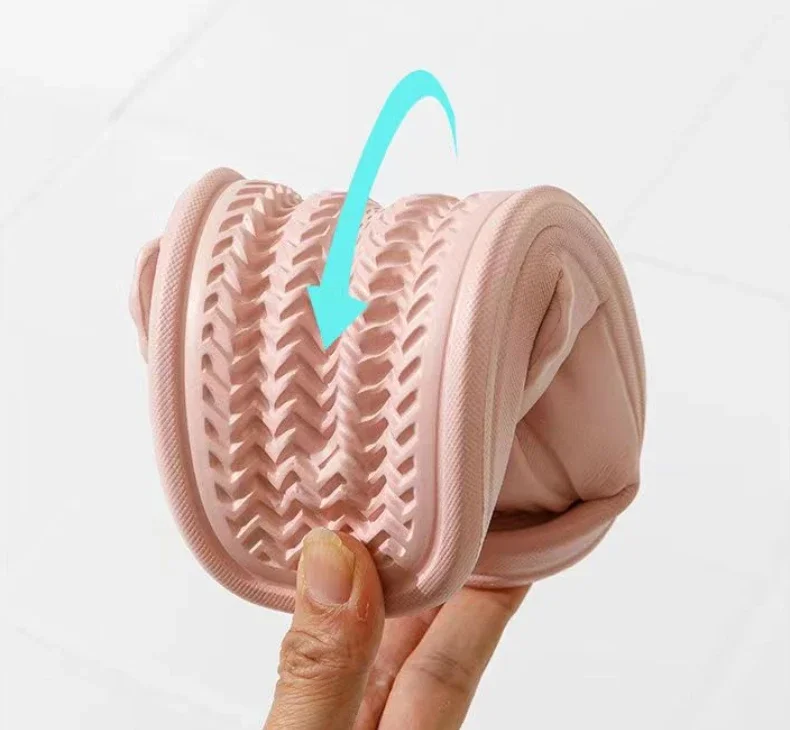 Pantoufles à plateforme pour femmes style salle de bain