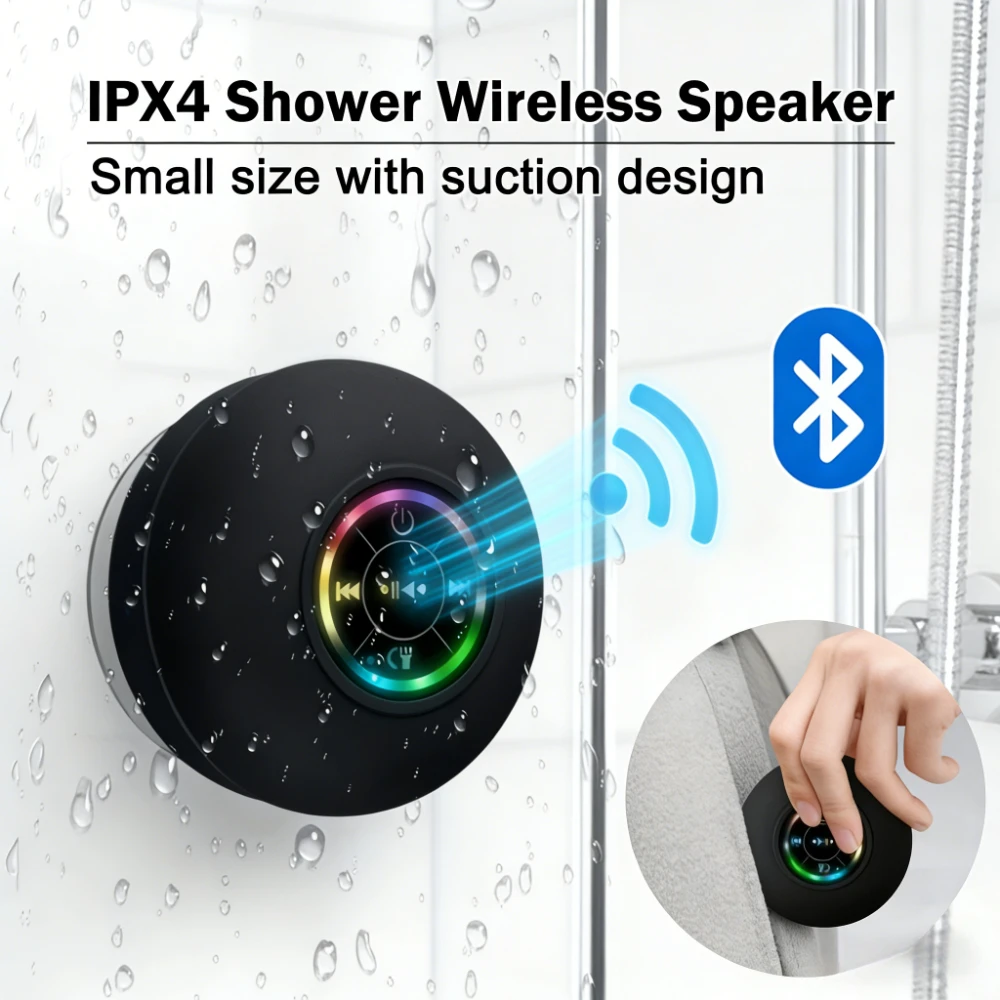 Mini Waterproof Bluetooth Suction Cup Speaker 1