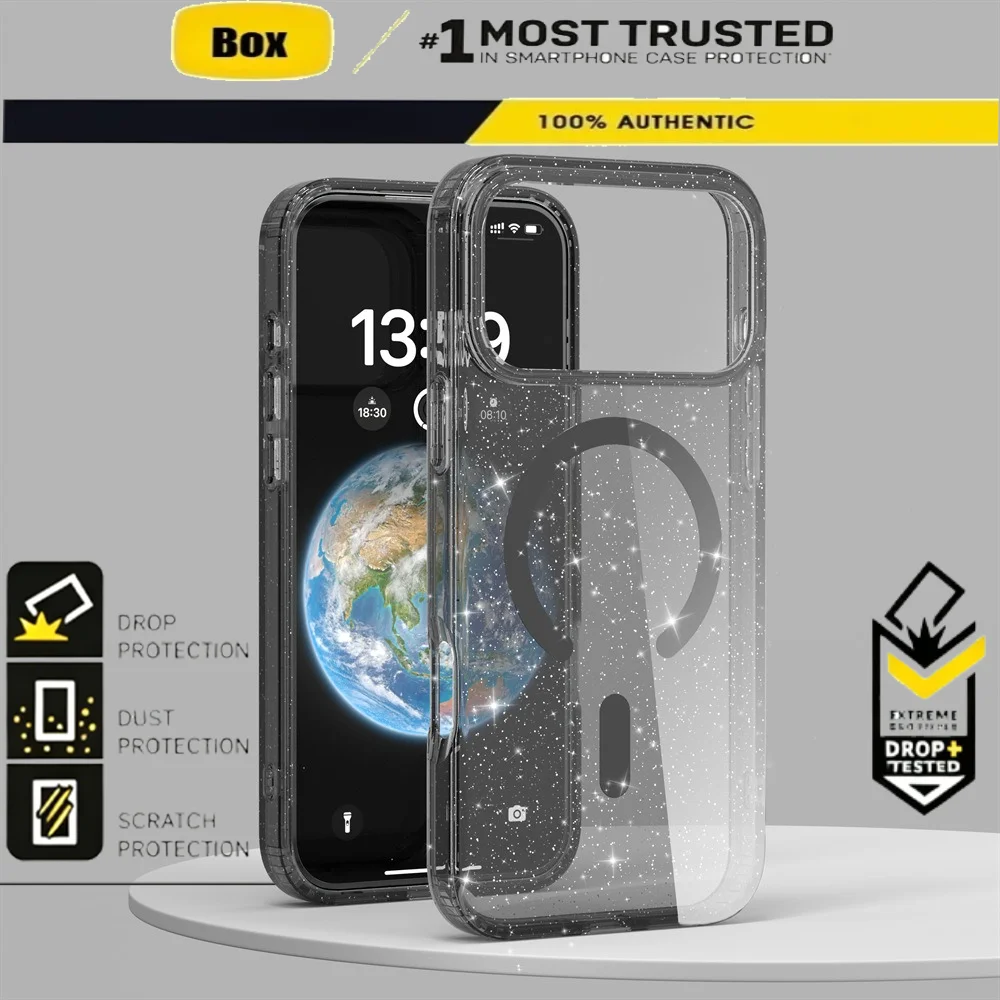 Transparent Flash Military Grade Defender Armor Case - Anti-Drop Back Cover