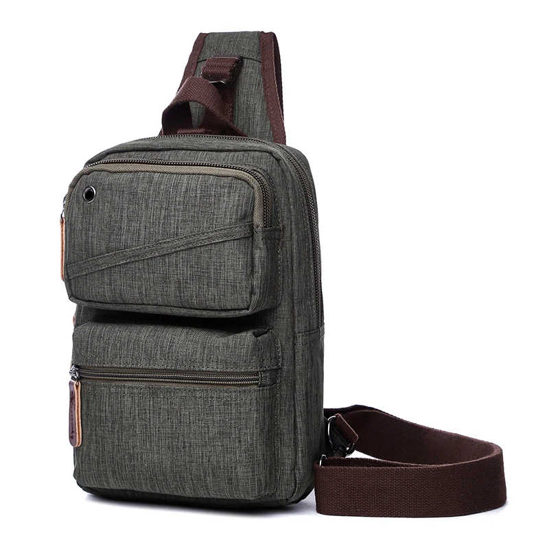 

Light Casual Multifunctional Unisex Solid Microfiber Man Suspender Shoulder Bag Cross-body Messenger Chest Bags