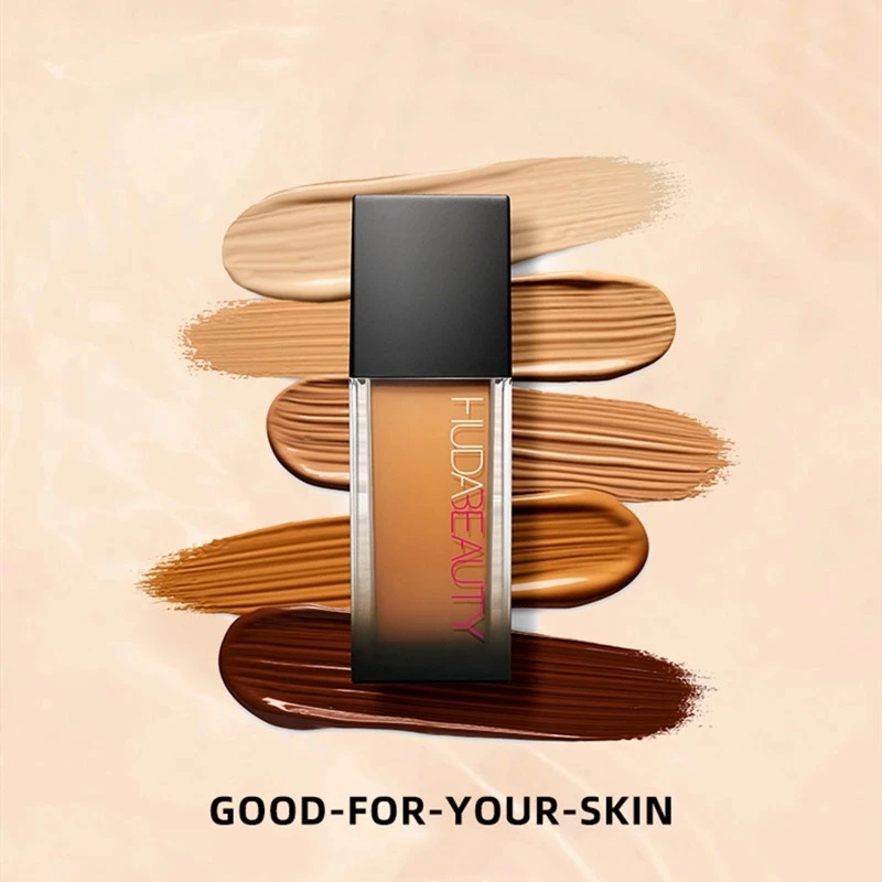 HUDA Foundation Concealer Base Makeup Set Beauty 34ml Flawless Liquid Makeup Long-wearing Waterproof Breathable Cosmetics 2PCS
