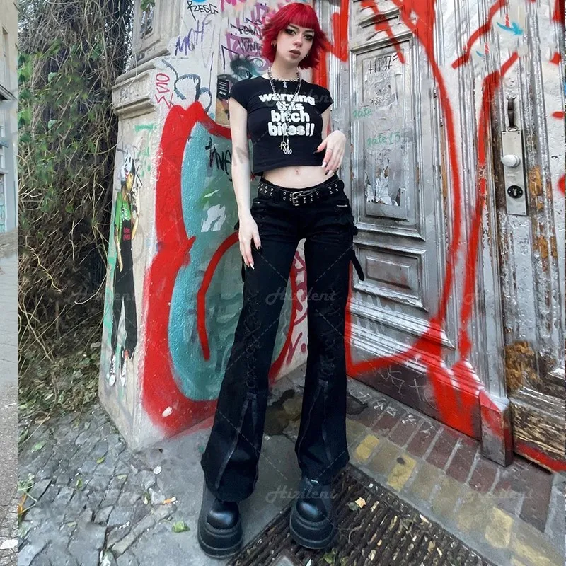 Emo Clubwear Crop Top Kawaii Harajuku Vintage T-Shirt