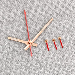 Elegant Silver, Gold, and Rose Gold Luminous Watch Hands for Quartz Movement - Premium Watch Accessories (Rose red)